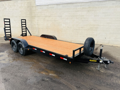 18 with 2' Equipment Hauler and Stand-up Ramps 14,000 GVW