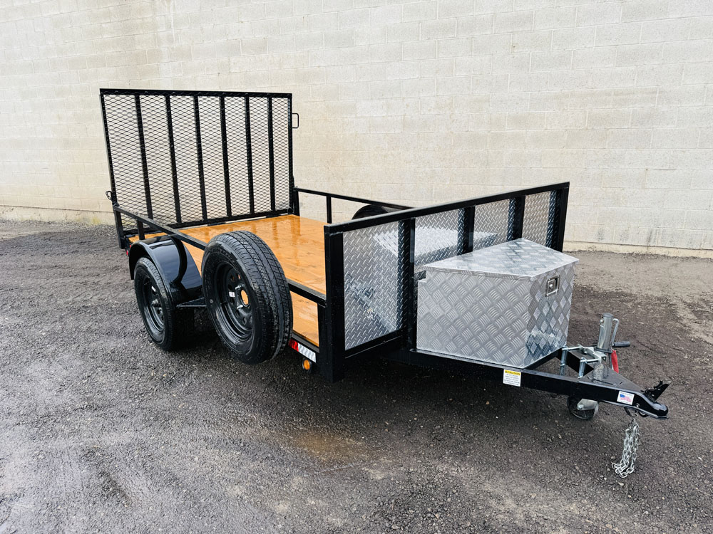 6x10 Utility Trailer with Tool Box